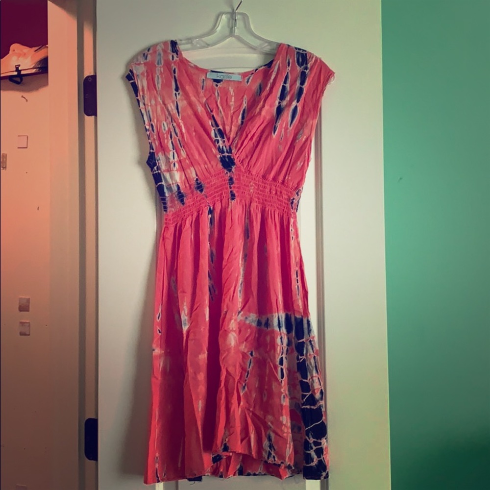 Karlie tie dye dress
